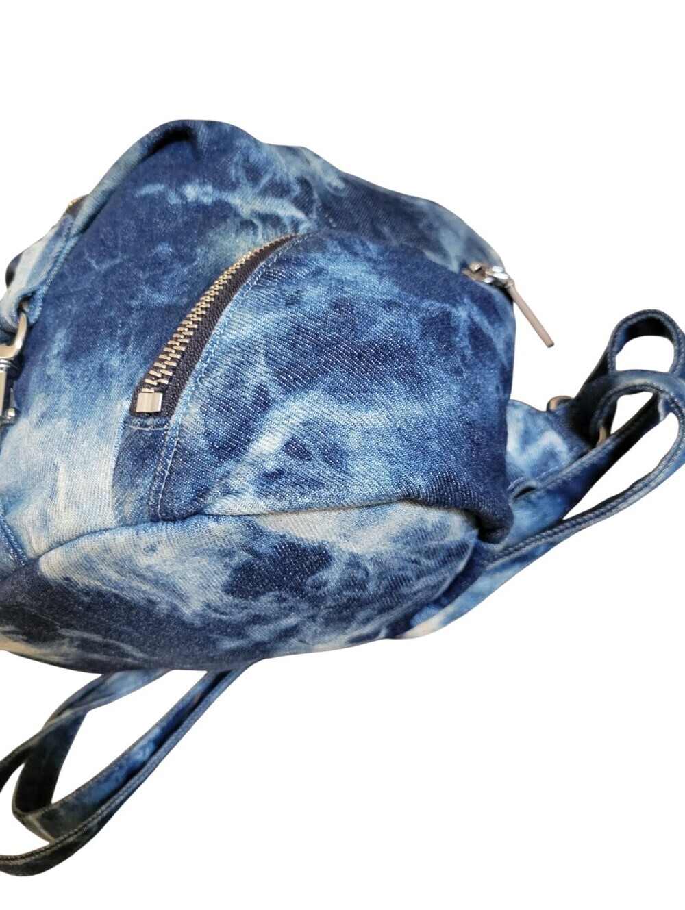 Rebecca Minkoff Denim Blue Washed Women's Backpack - Picture 8 of 16